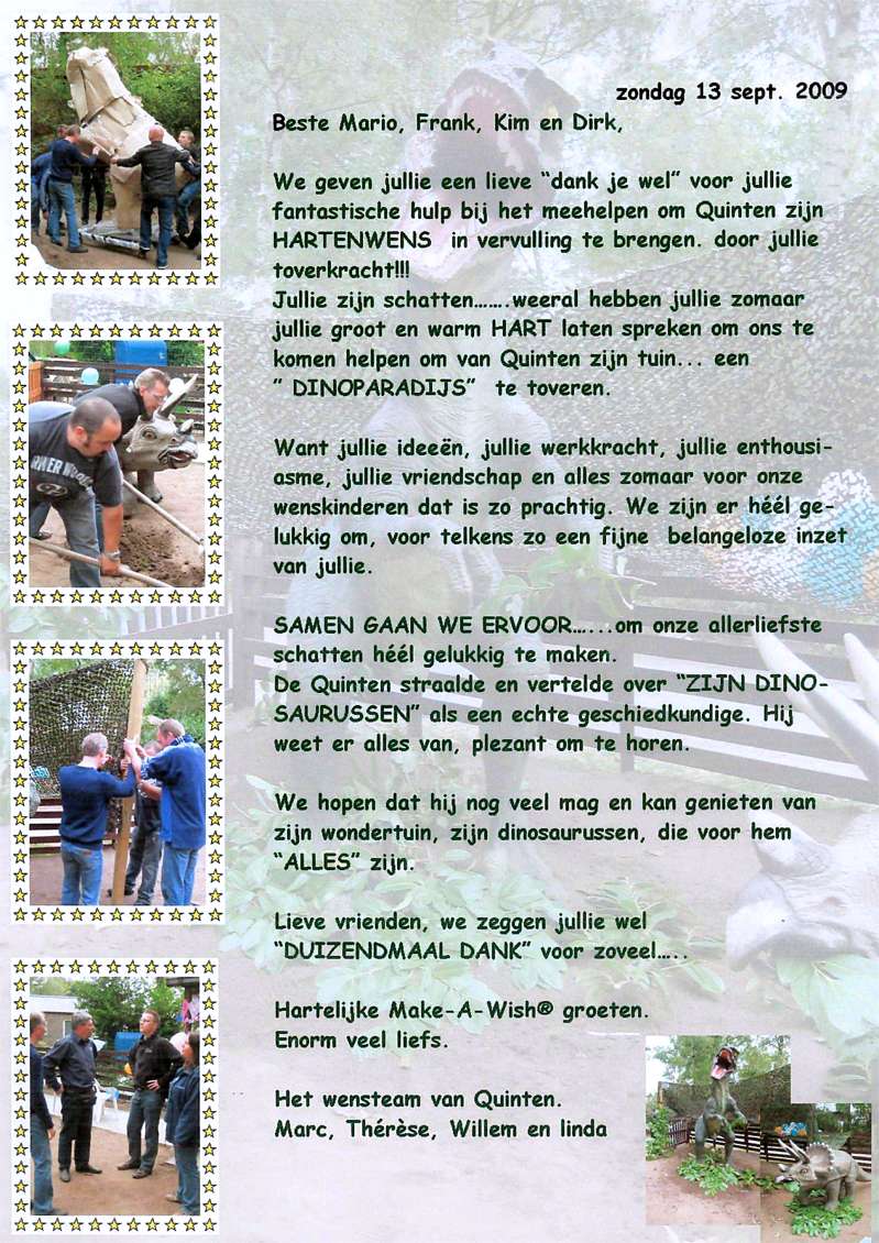 Een dinotuin voor Quinten