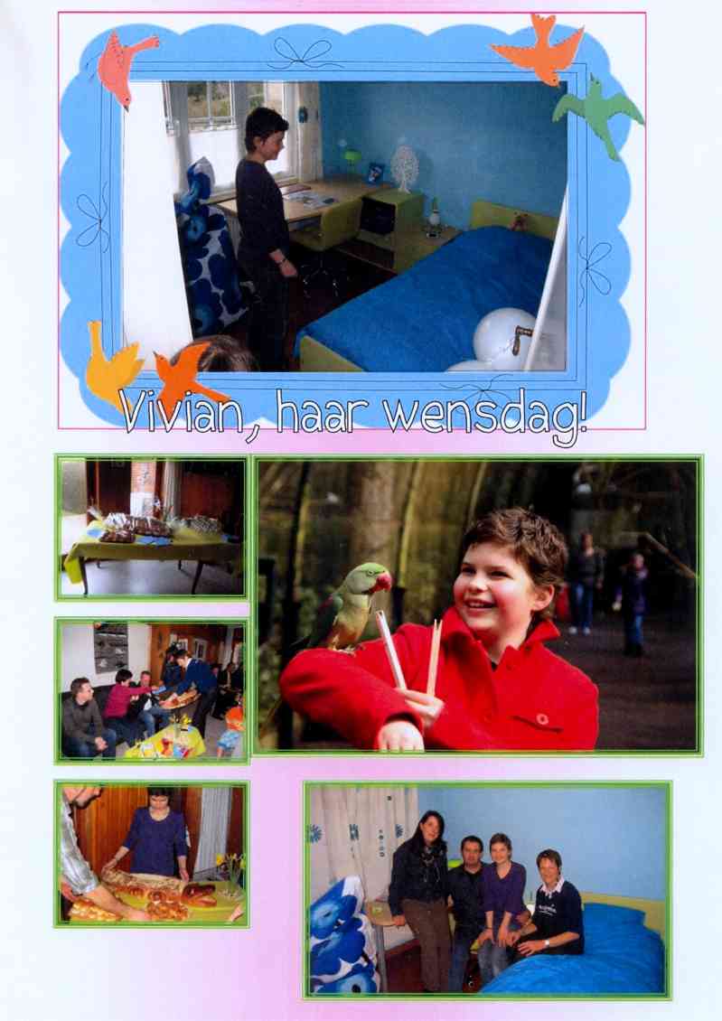 Vivian en haar tienerkamer