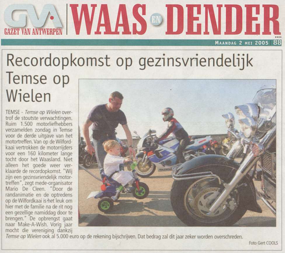 Gazet Van Antwerpen - 02/05/2005