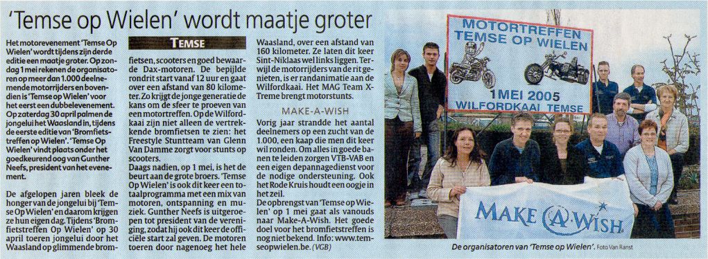 Het Laatste Nieuws - 16 & 17/04/2005