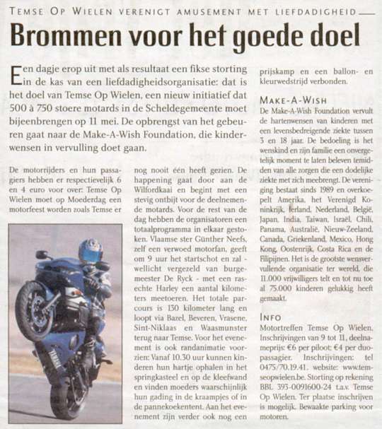 Het Vrije Waasland - 29/04/2003